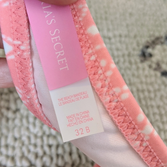 Victoria's Secret Boho Print Bikini Top 32B - Picture 4 of 4